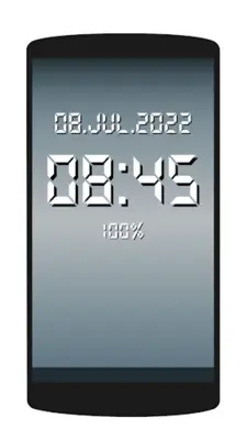 Digital Clock Live Wallpaper android App screenshot 5